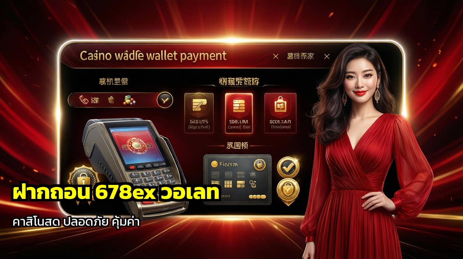 ฝากถอน 678ex วอเลท