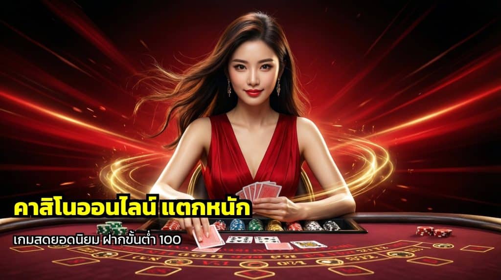 คาสิโนออนไลน์ แตกหนัก